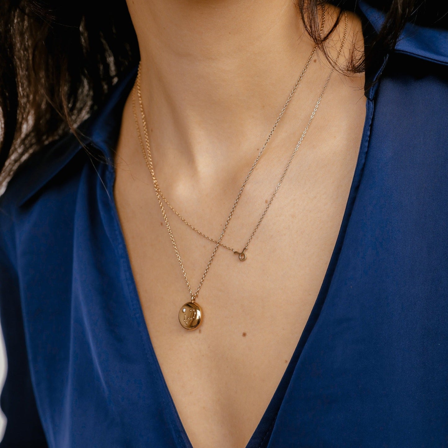 Aquarius Constellation Necklace (6691559374961) (8086713696524)