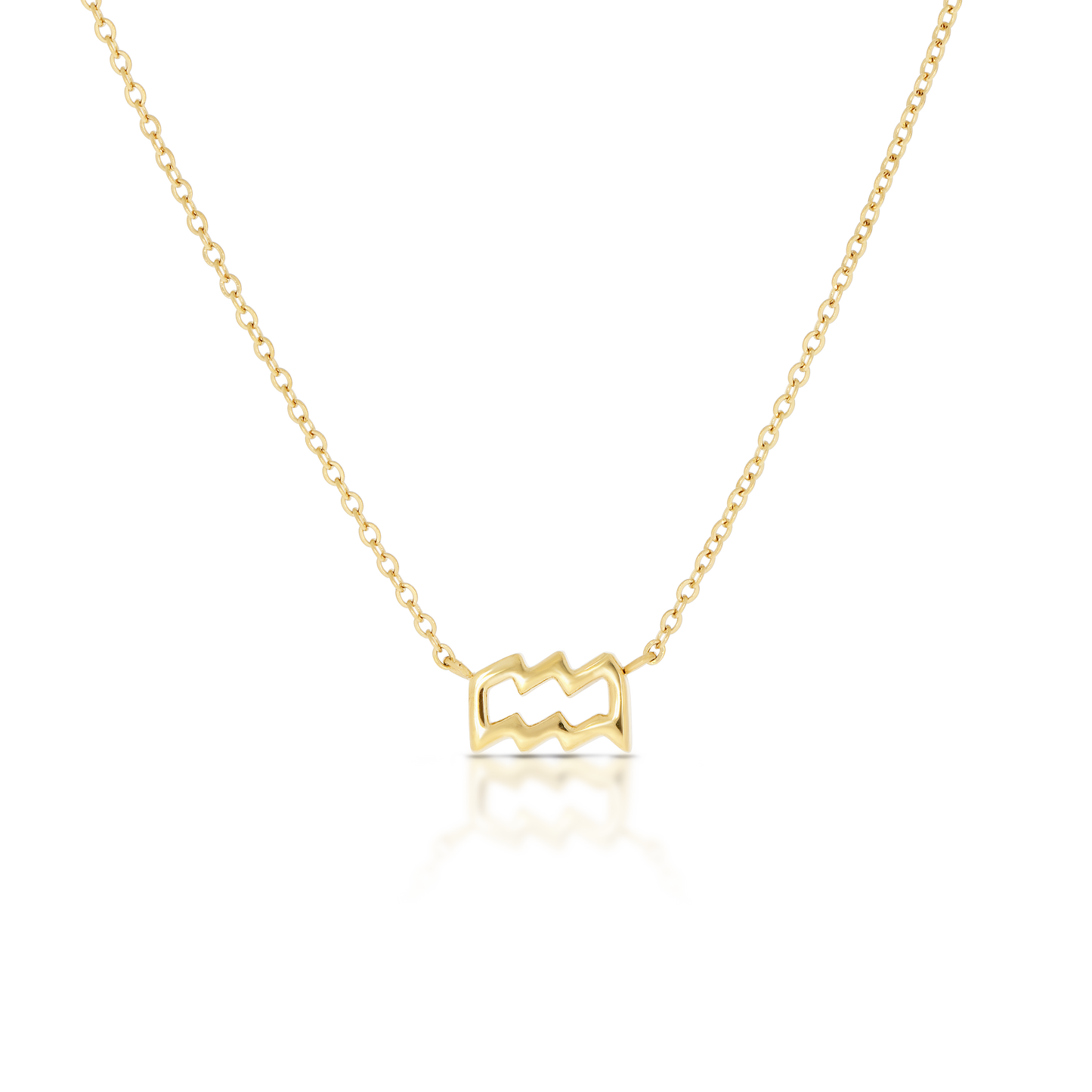 Aquarius Zodiac Necklace (8086713925900)