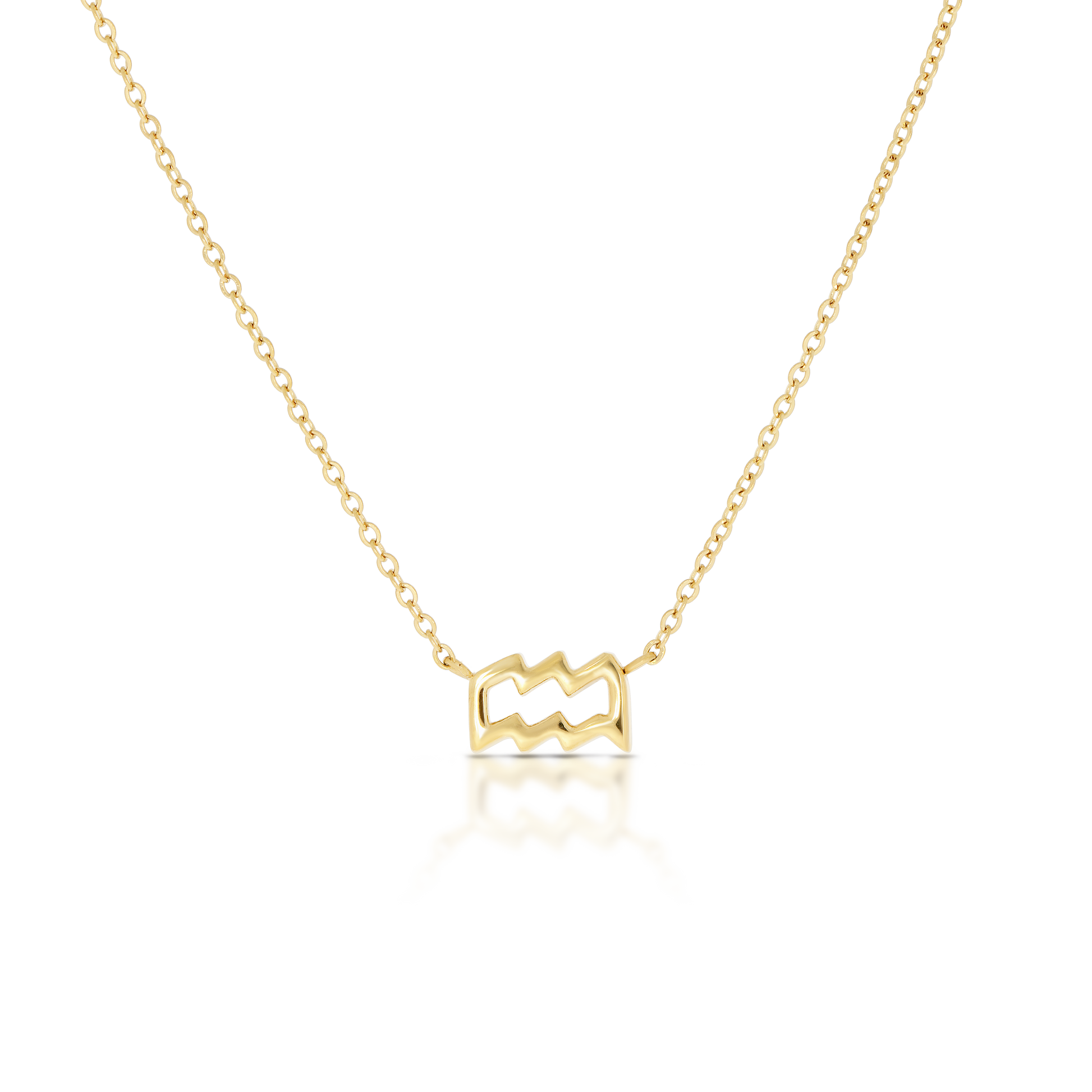 Aquarius Zodiac Necklace (8086713925900)