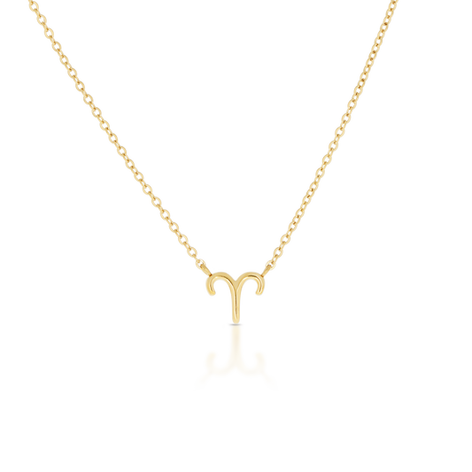 Aries Zodiac Necklace (8086713991436)