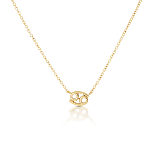 Cancer Zodiac Necklace (6644268040305)