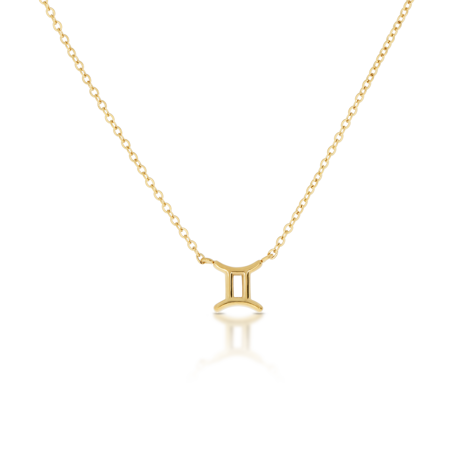Gemini Zodiac Necklace (6644276101233)