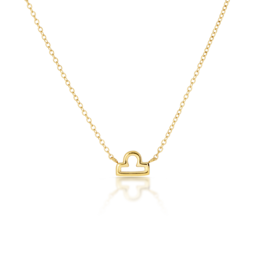Libra Zodiac Necklace (6644283703409)