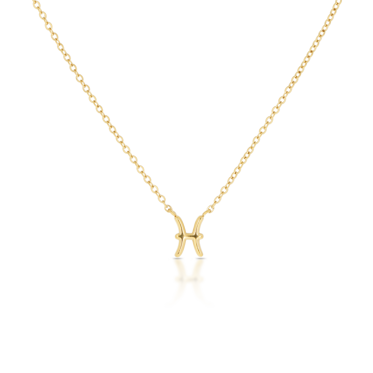 Pisces Zodiac Necklace (6644859601009)