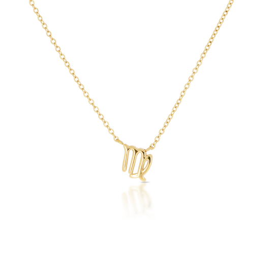 Virgo Zodiac Necklace (6644865794161)