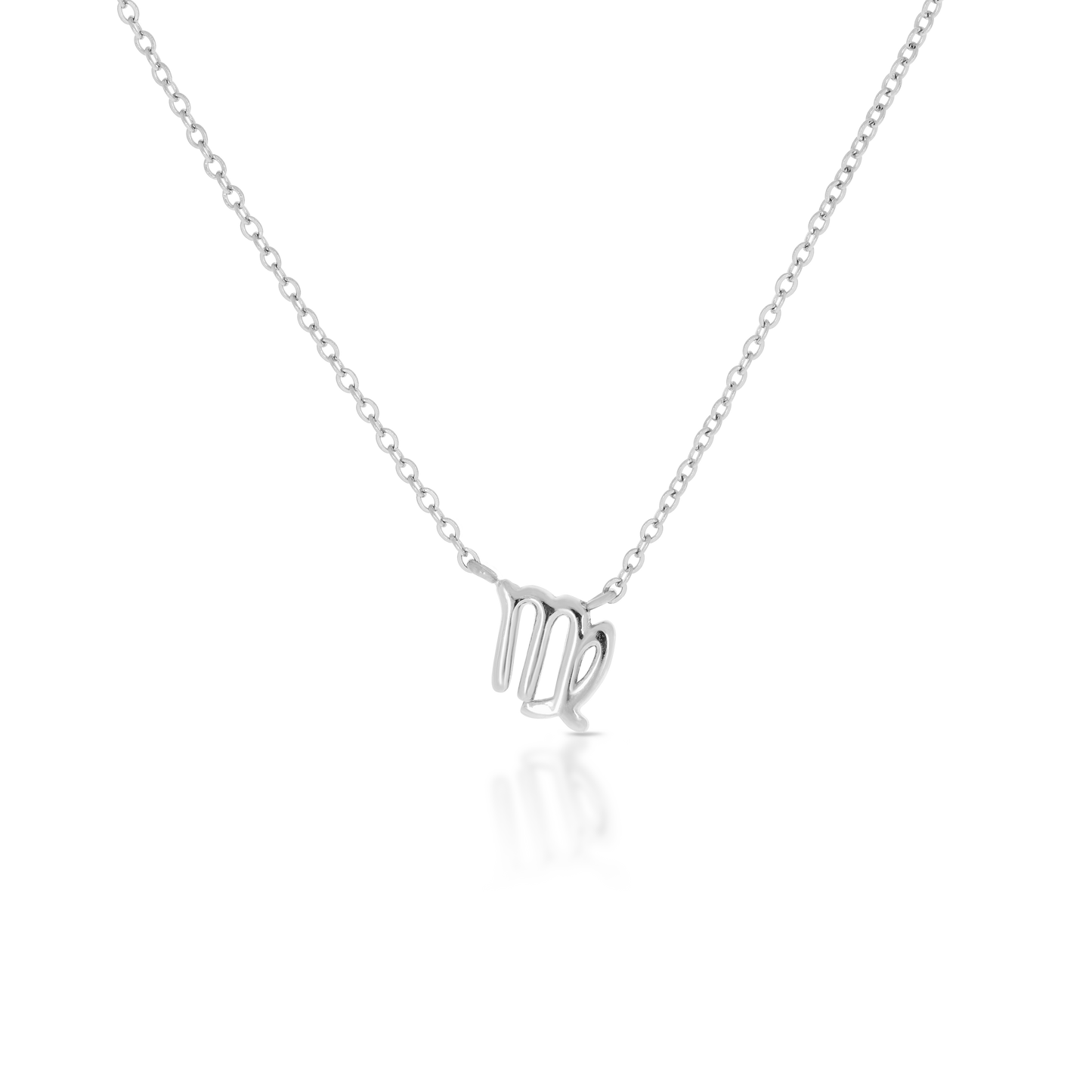Virgo Zodiac Silver Necklace (8019276562700)
