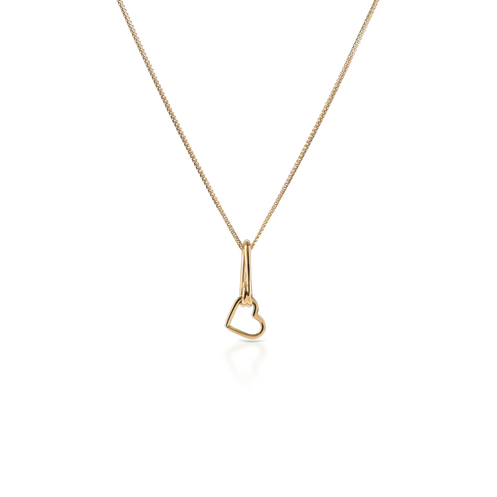 Looped Heart Necklace (8168864678156)