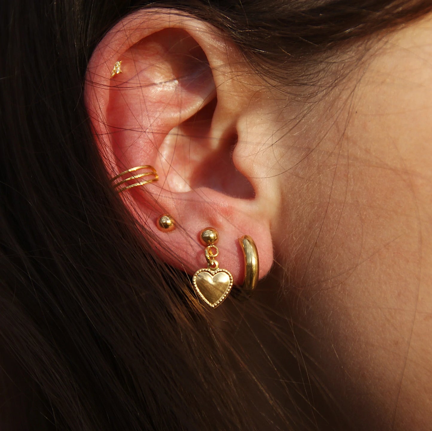 Heart Stud  Hey Harper (4381993631857)