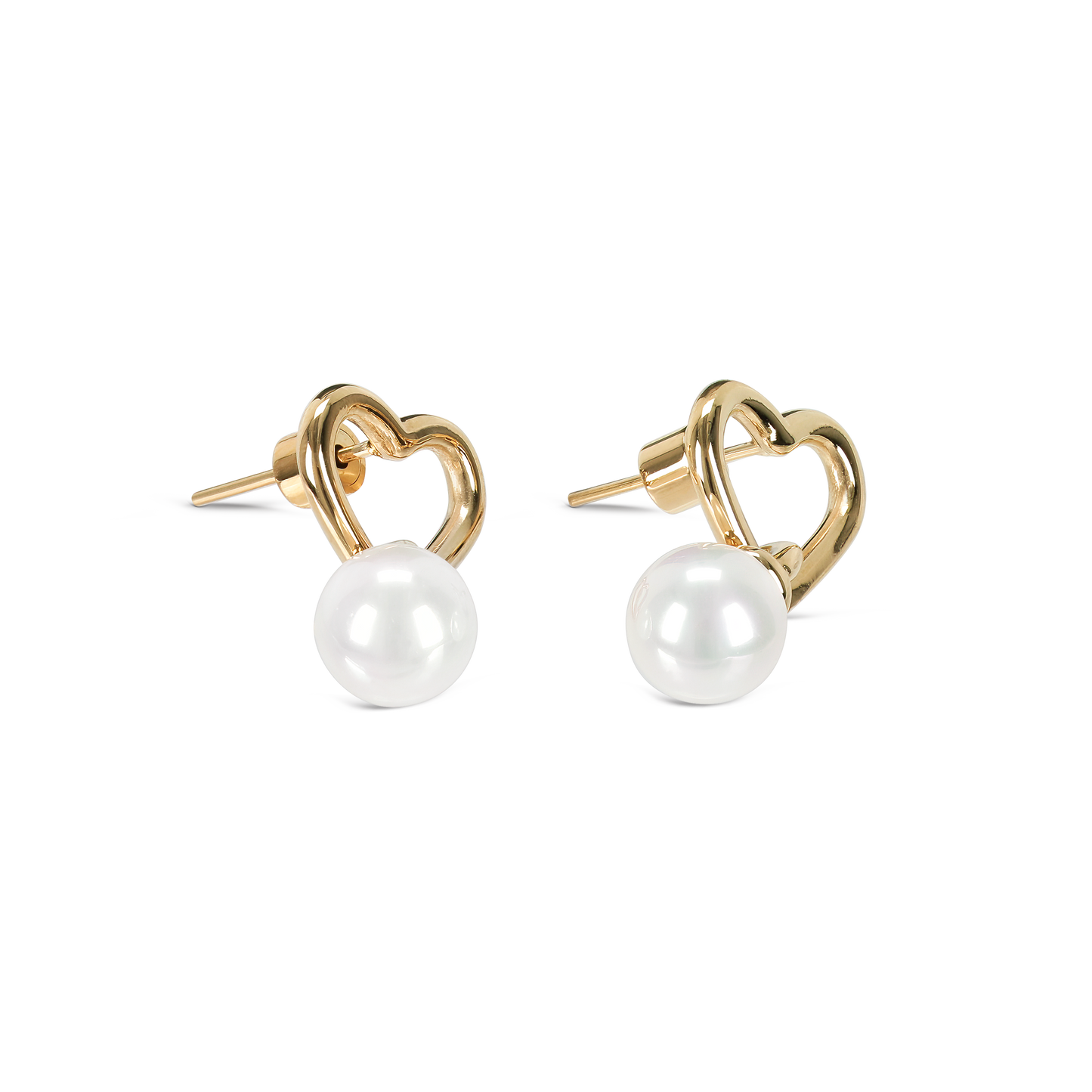 Looped Pearl Earring (8168439283980)