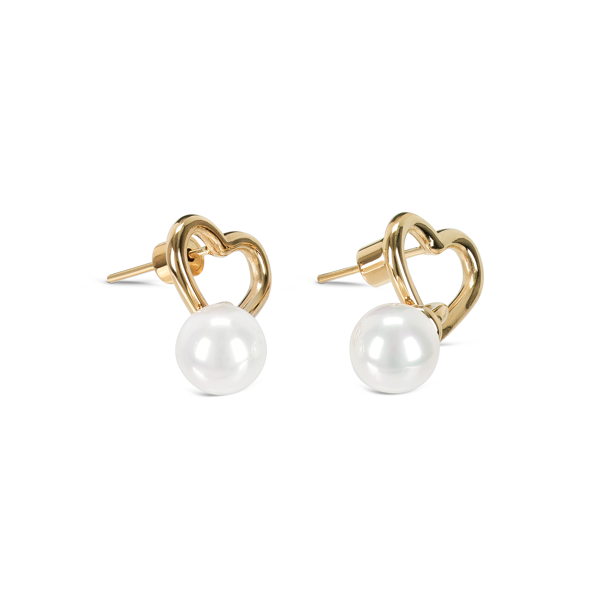 Looped Pearl Earring (8168439283980)