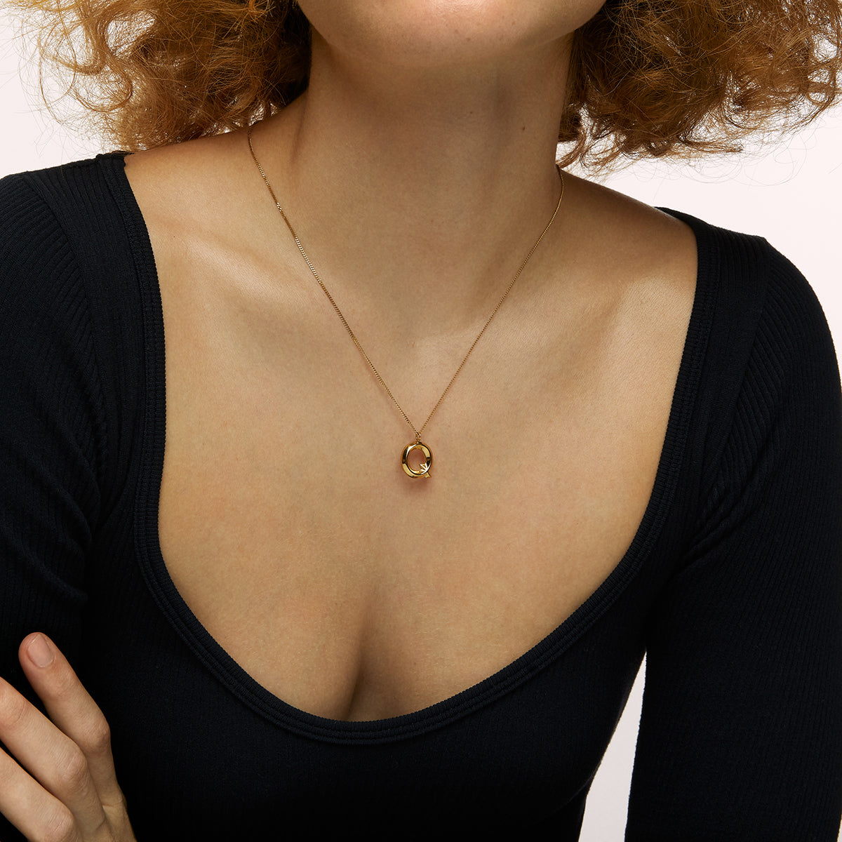 Chunky Letter Necklace (8106529587468)