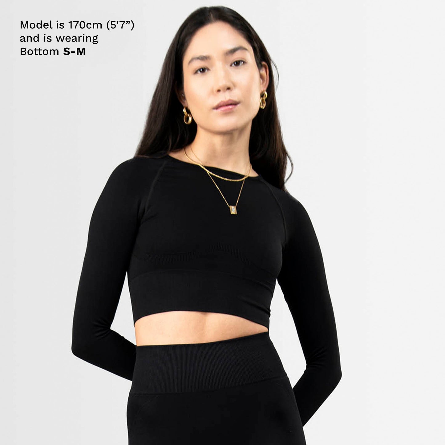 Light Support Long Sleeve Bra (8216071602444)