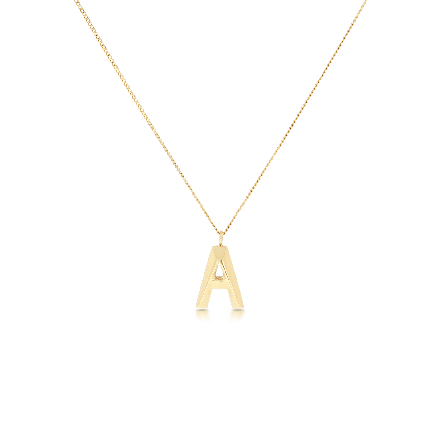 Chunky Letter Necklace (8106529587468)