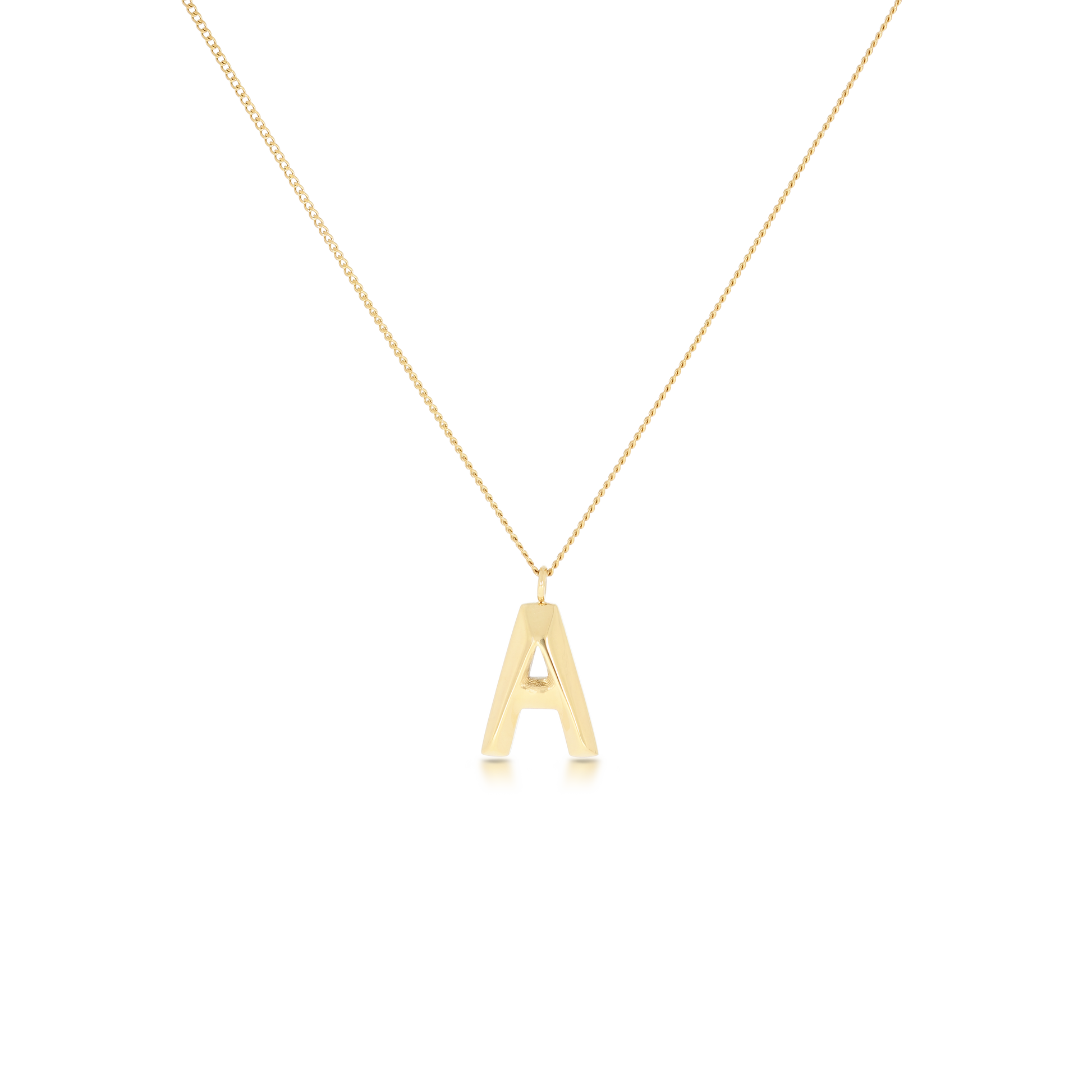 Chunky Letter Necklace (8106529587468)