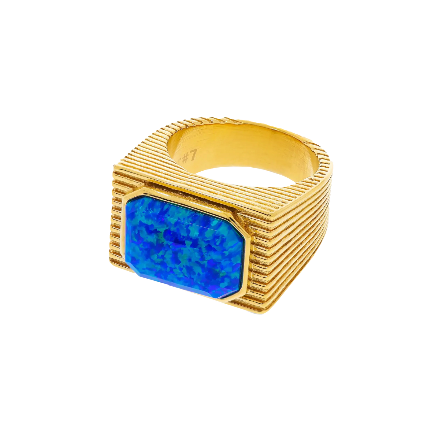 Cleo Blue Ring (6659136094321)