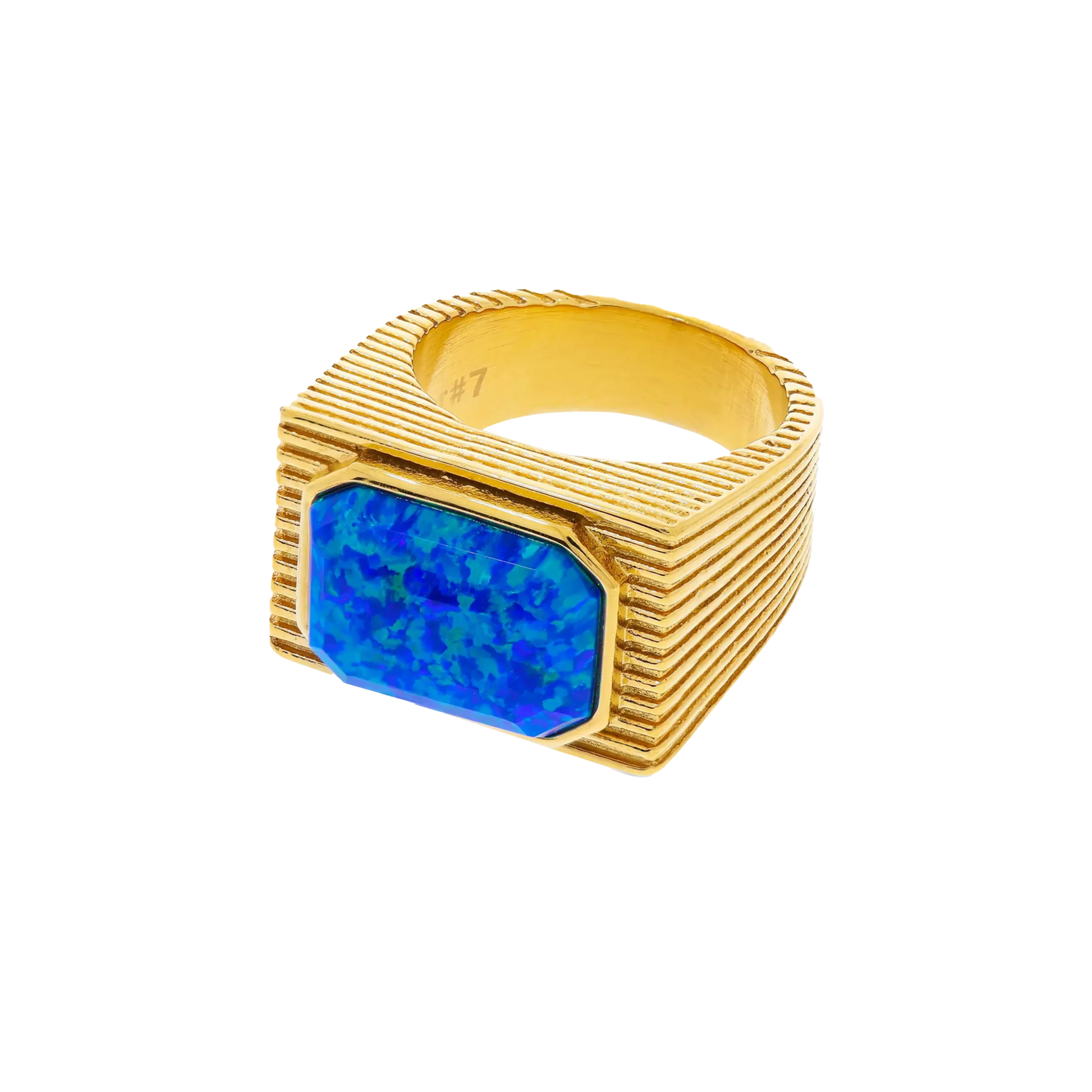 Cleo Blue Ring (6659136094321)