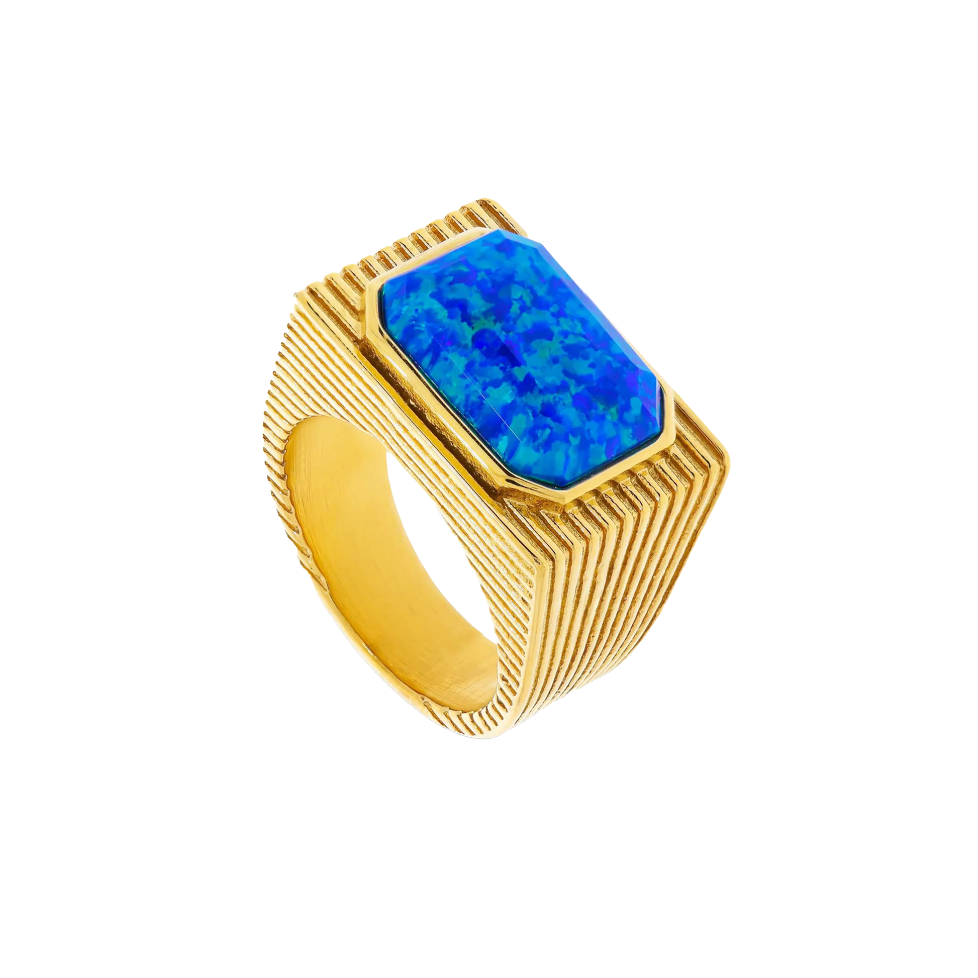 Cleo Blue Ring (6659136094321)