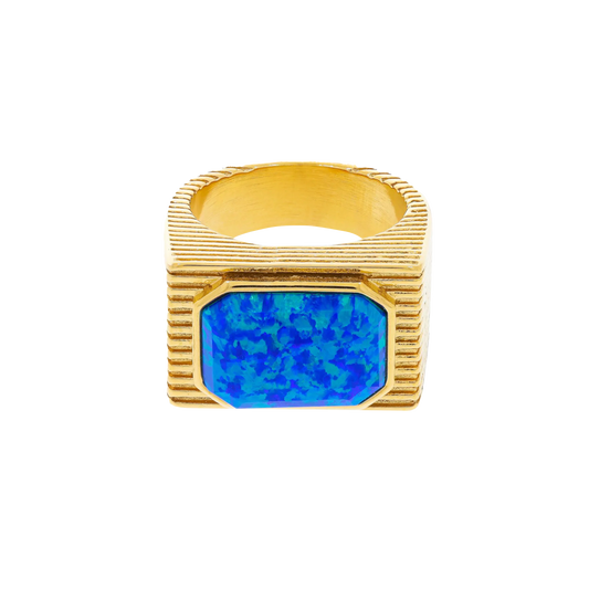 Cleo Blue Ring (6659136094321)