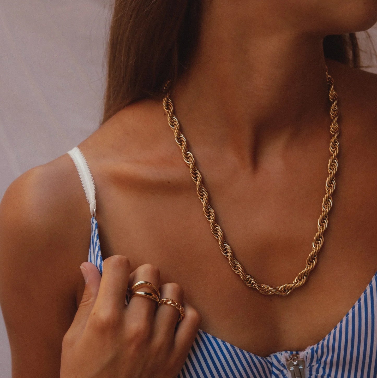 Chunky Silhouette Necklace  Hey Harper (4566148415601)