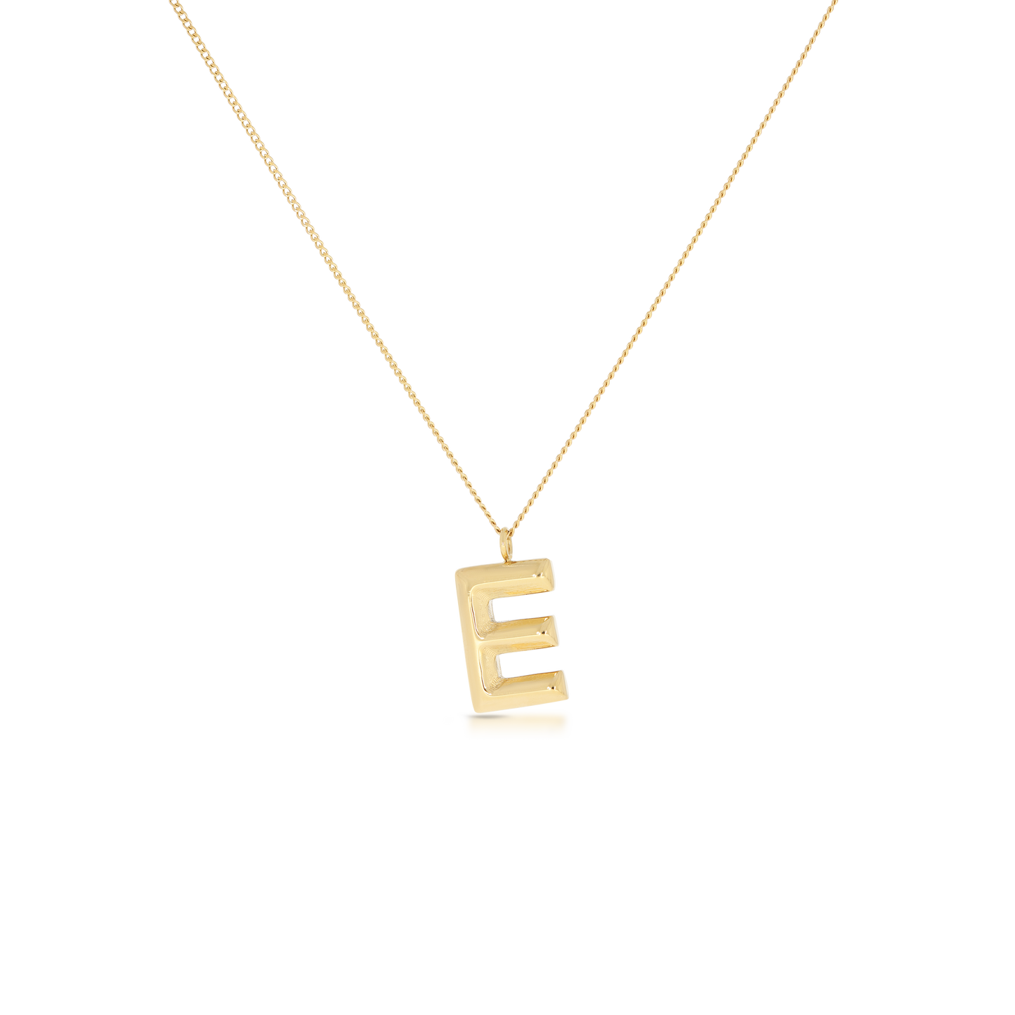 Chunky Letter Necklace (8106529587468)