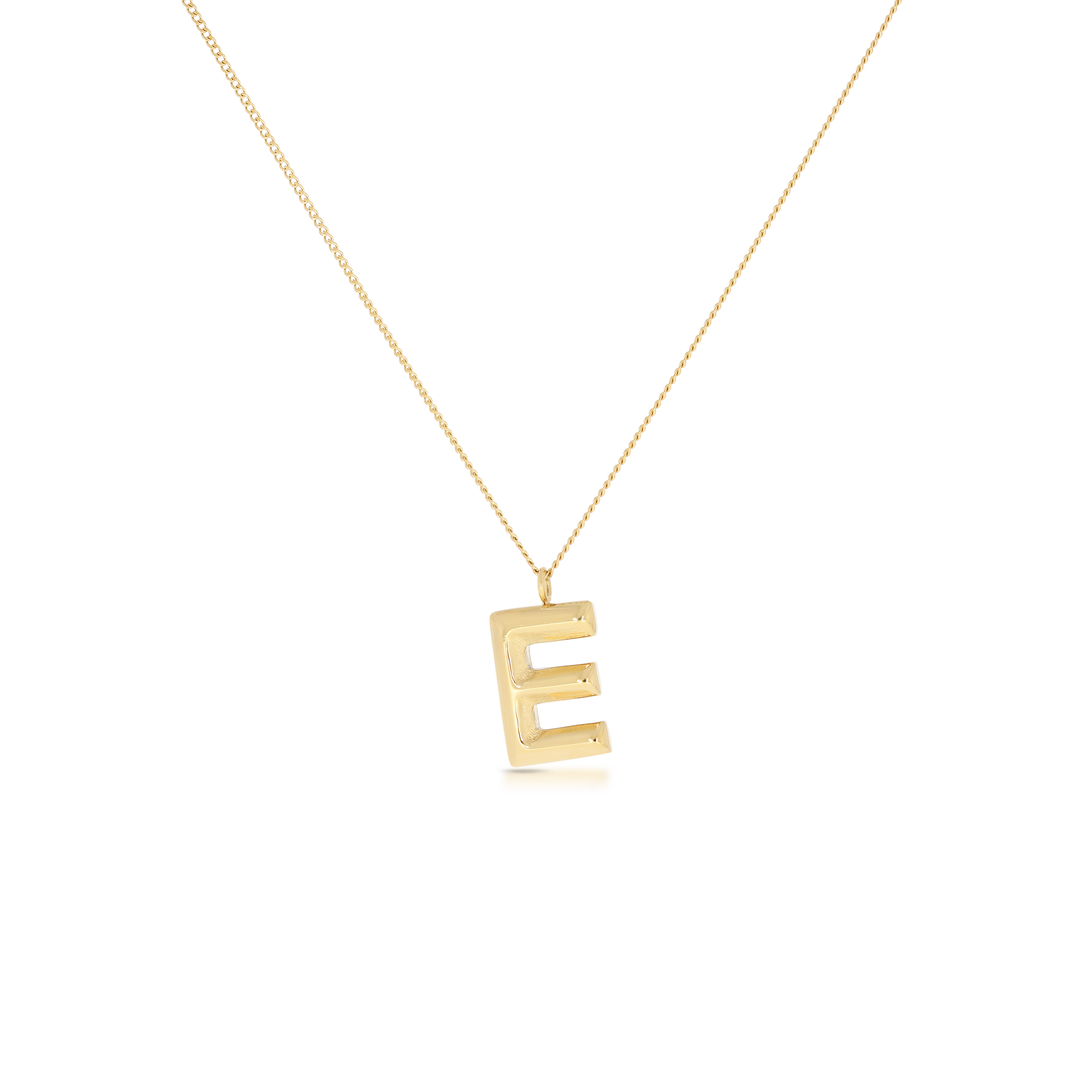 Chunky Letter Necklace (8106529587468)
