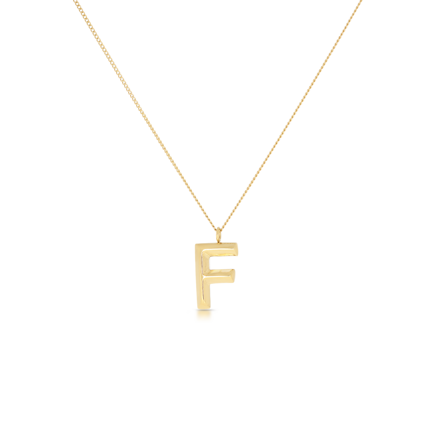 Chunky Letter Necklace (8106529587468)