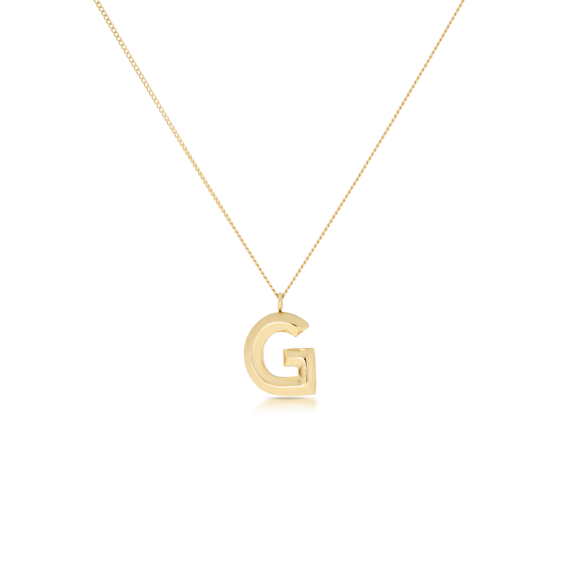 Chunky Letter Necklace (8106529587468)