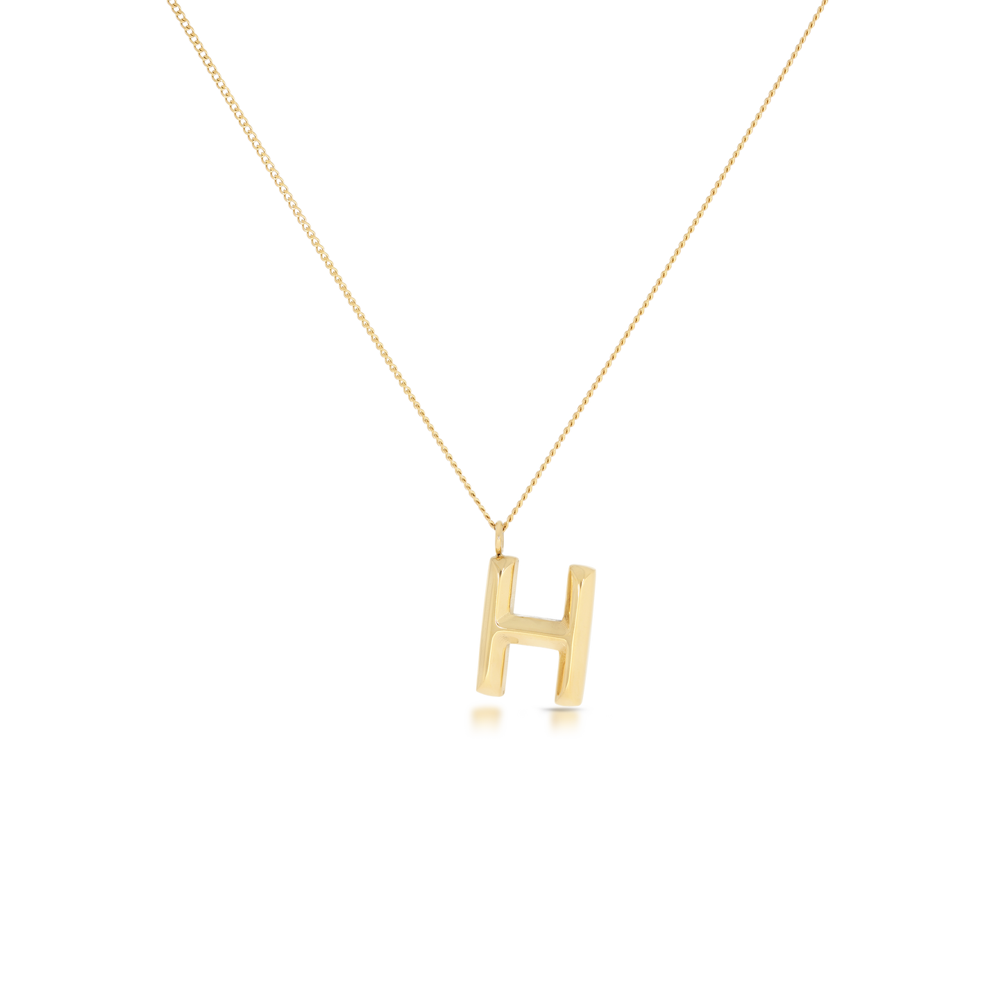 Chunky Letter Necklace (8106529587468)