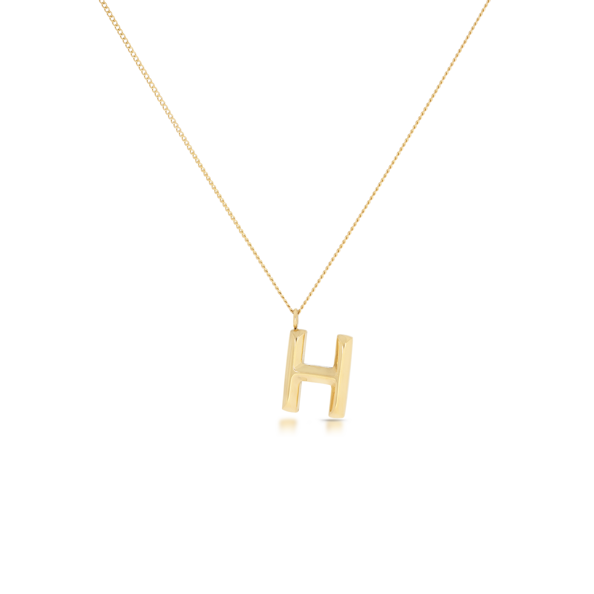 Chunky Letter Necklace (8106529587468)