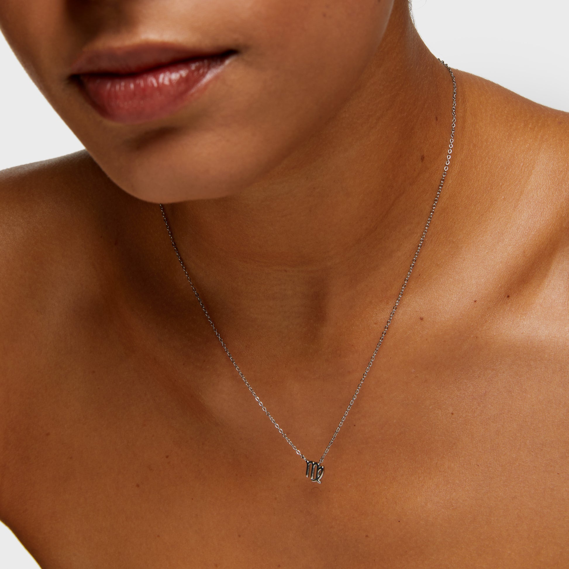 Virgo Zodiac Silver Necklace (8019276562700)