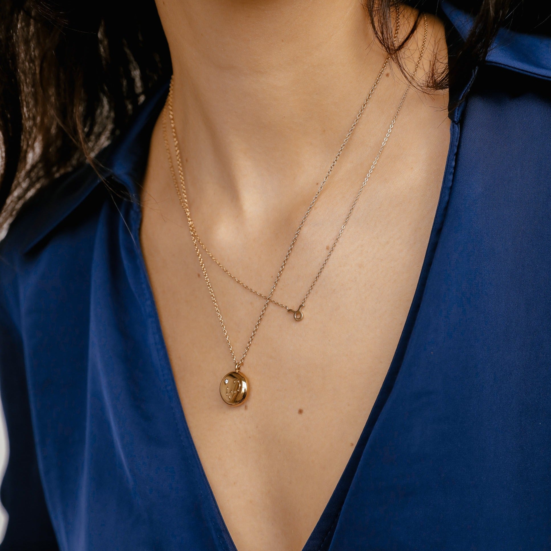 Aquarius Constellation Necklace (6691559374961) (8086713696524)