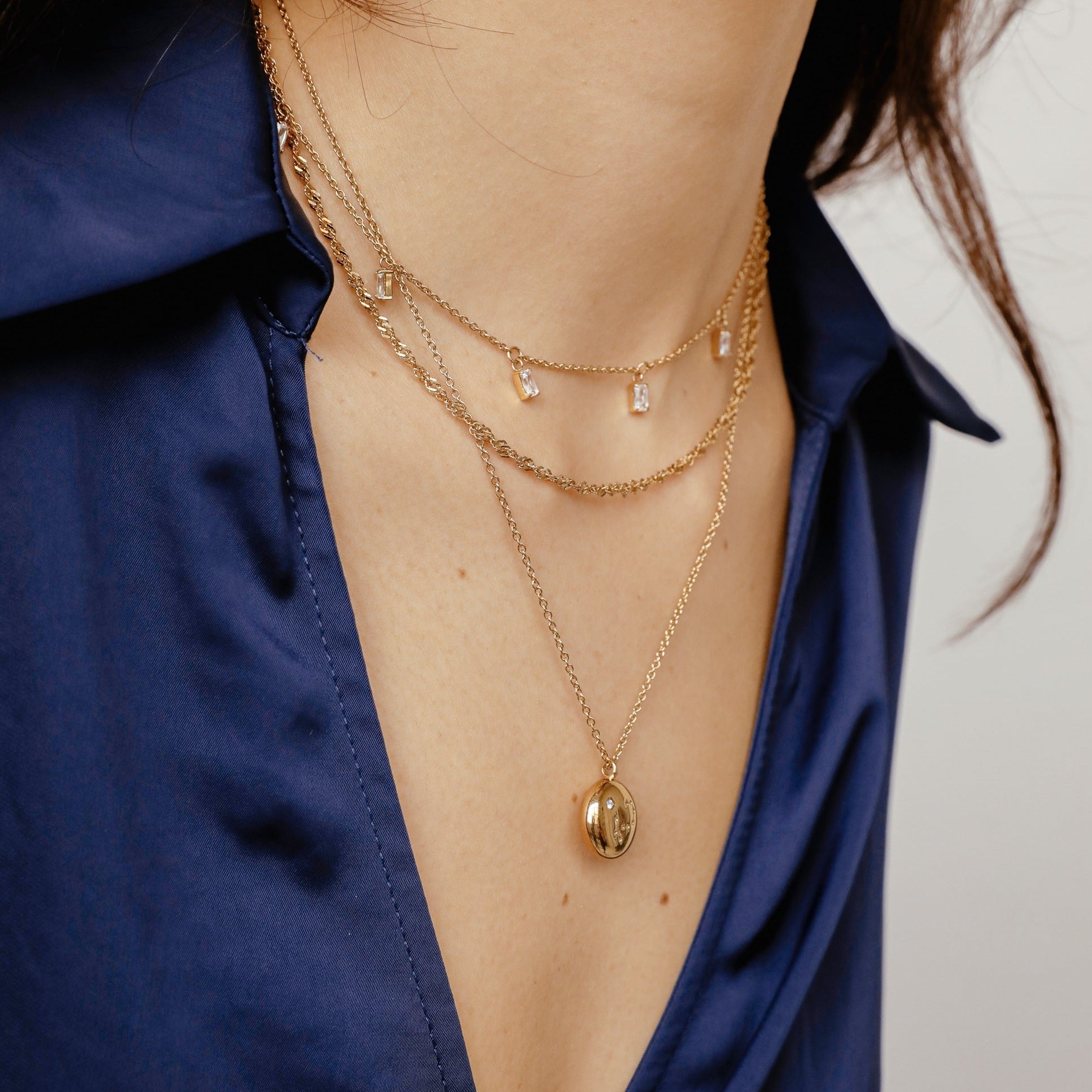 Aquarius Constellation Necklace (6691559374961) (8086713696524)