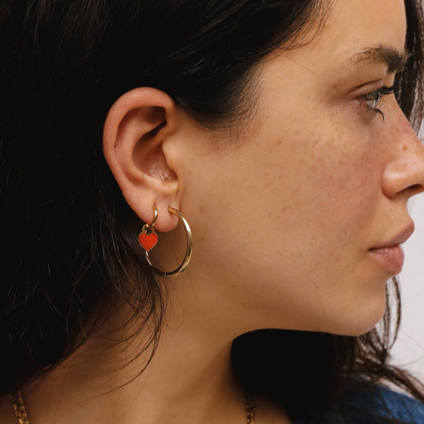Iris Red Earrings  Hey Harper (6595130065009)
