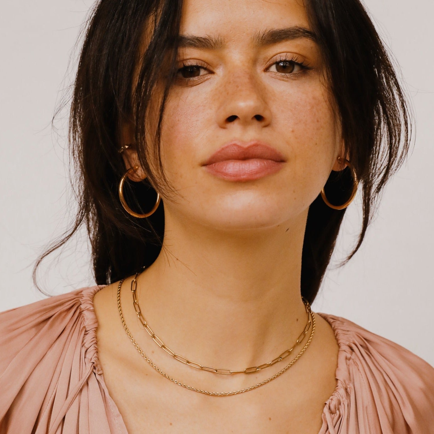 Kim Hoop Earrings (6644917305457)