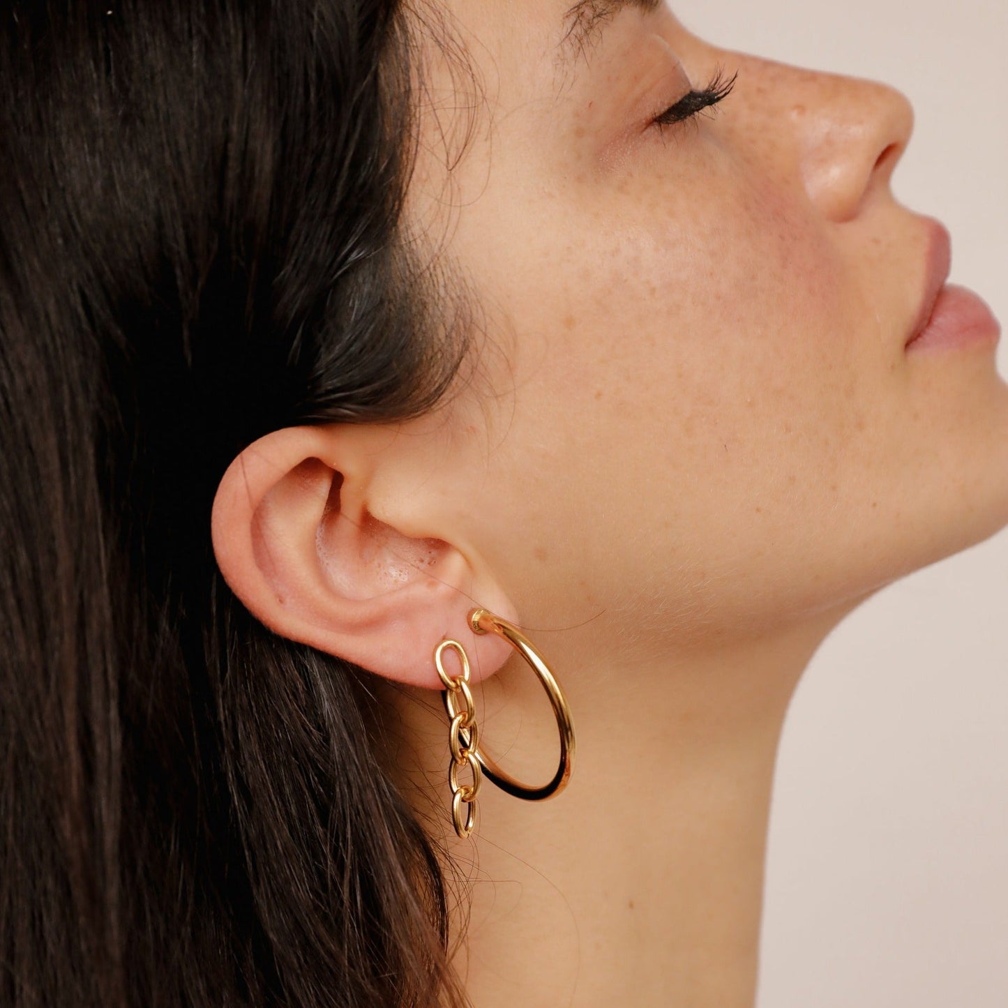 Kim Hoop Earrings (6644917305457)