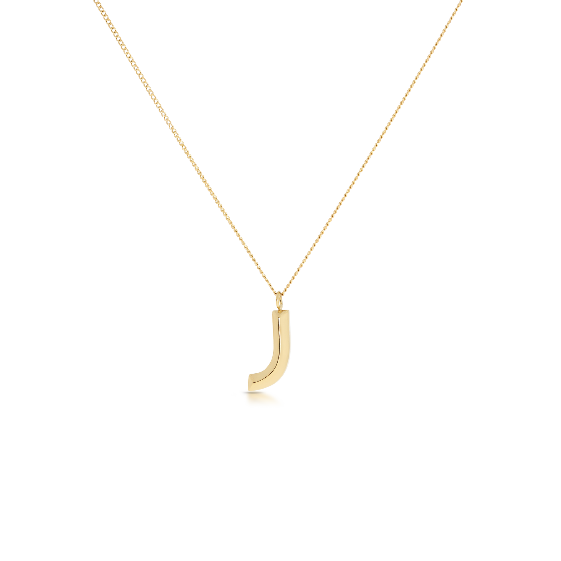 Chunky Letter Necklace (8106529587468)