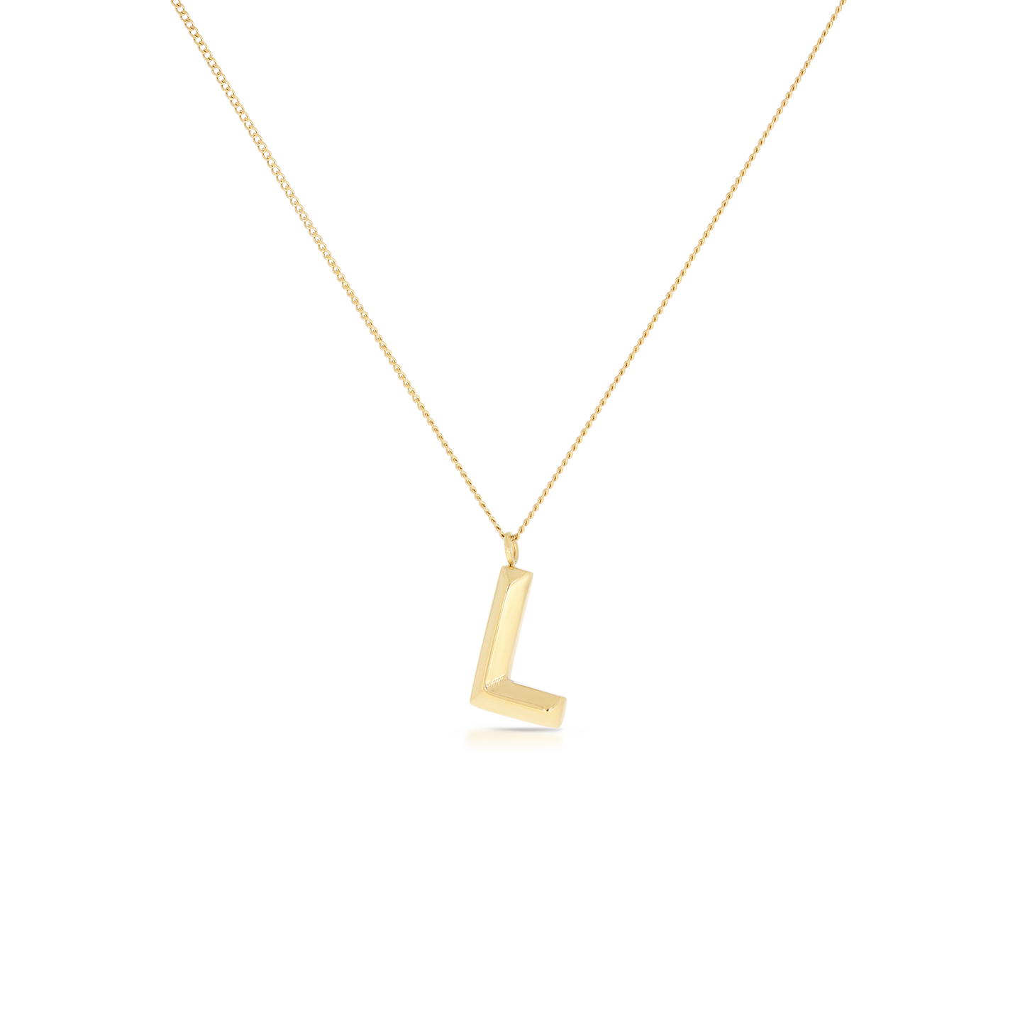 Chunky Letter Necklace (8106529587468)