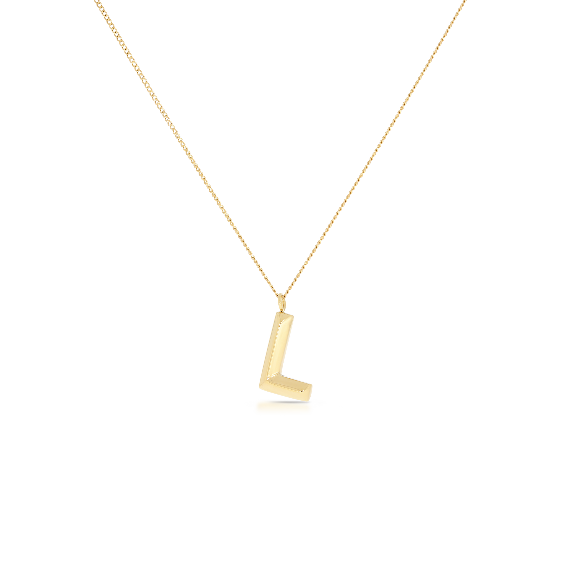 Chunky Letter Necklace (8106529587468)
