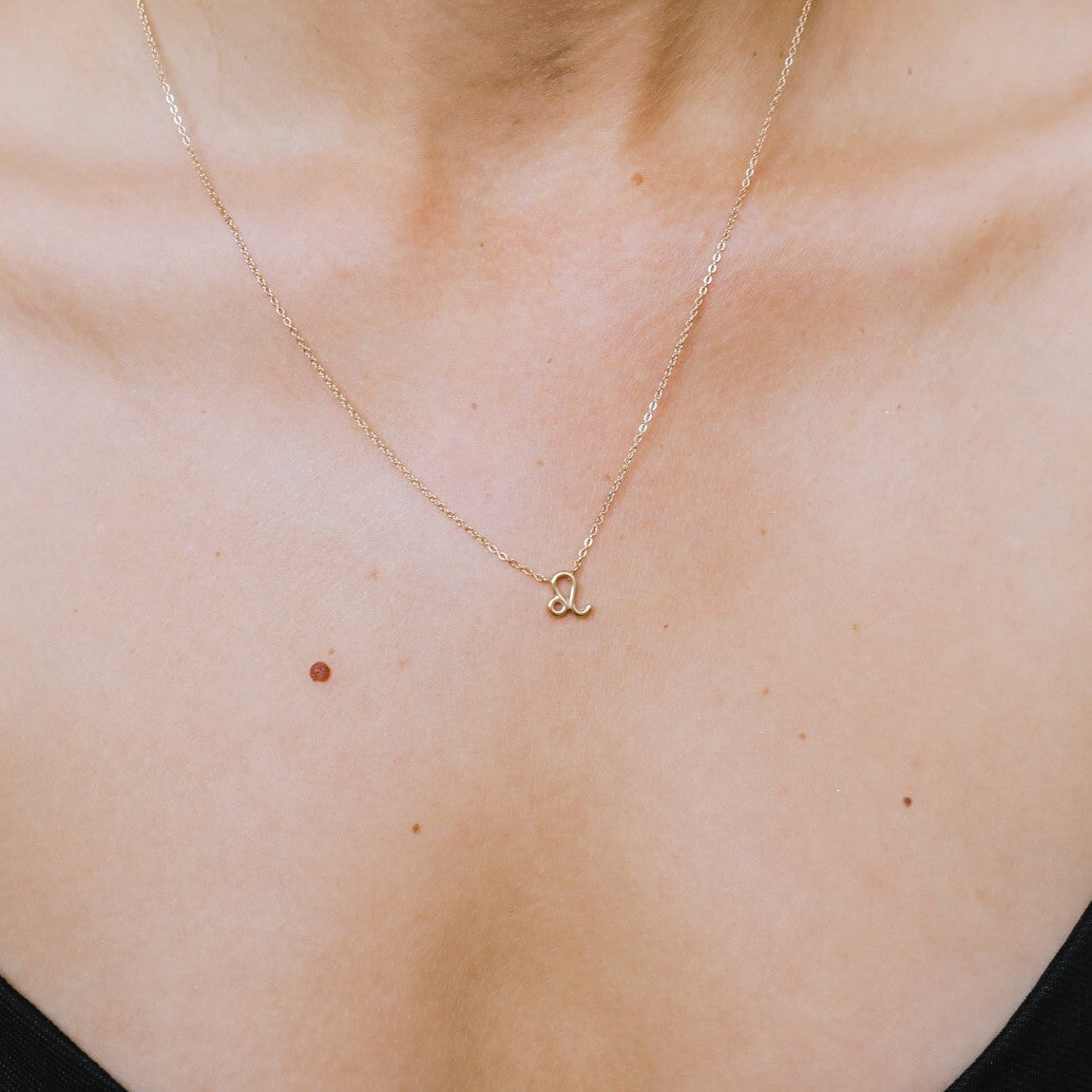 Leo Zodiac Necklace  Hey Harper (6644279935089)