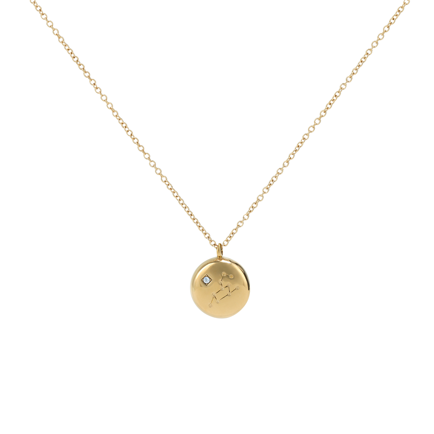 Leo Constellation Necklace (6691884236913)