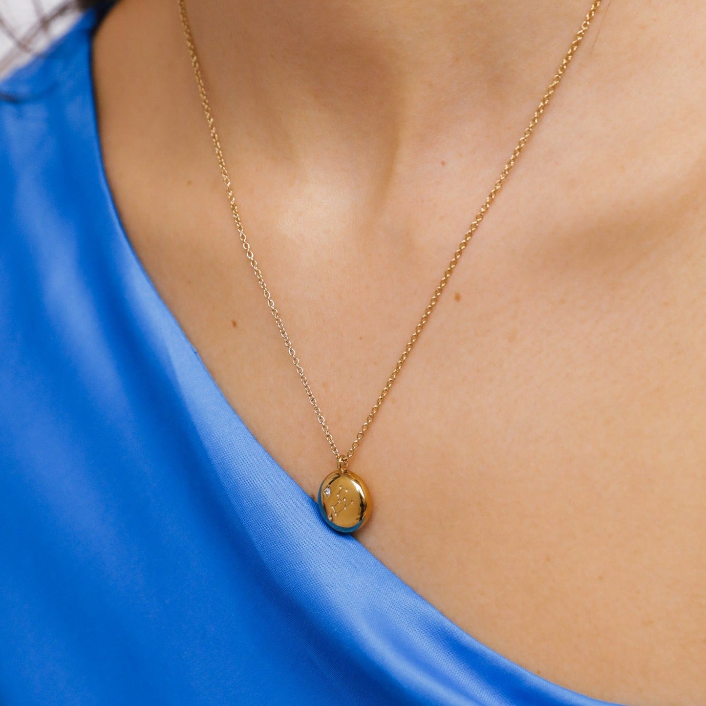 Leo Constellation Necklace (6691884236913)