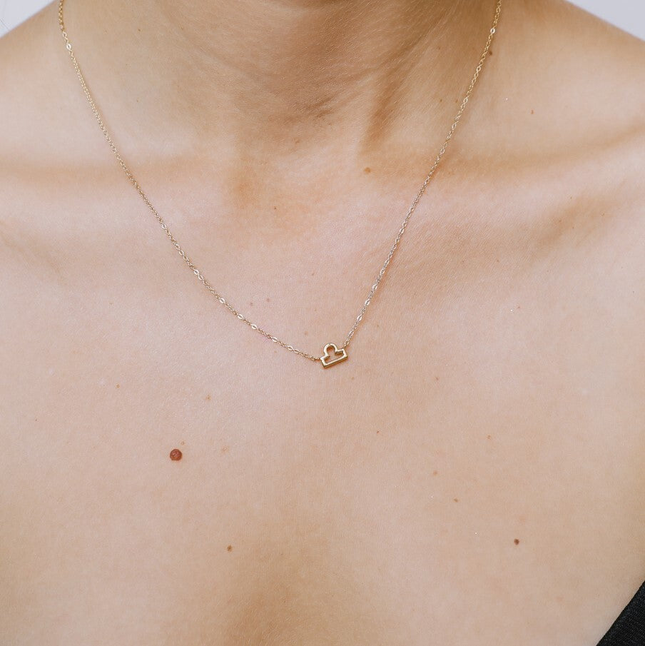 Libra Zodiac Necklace  Hey Harper (6644283703409)