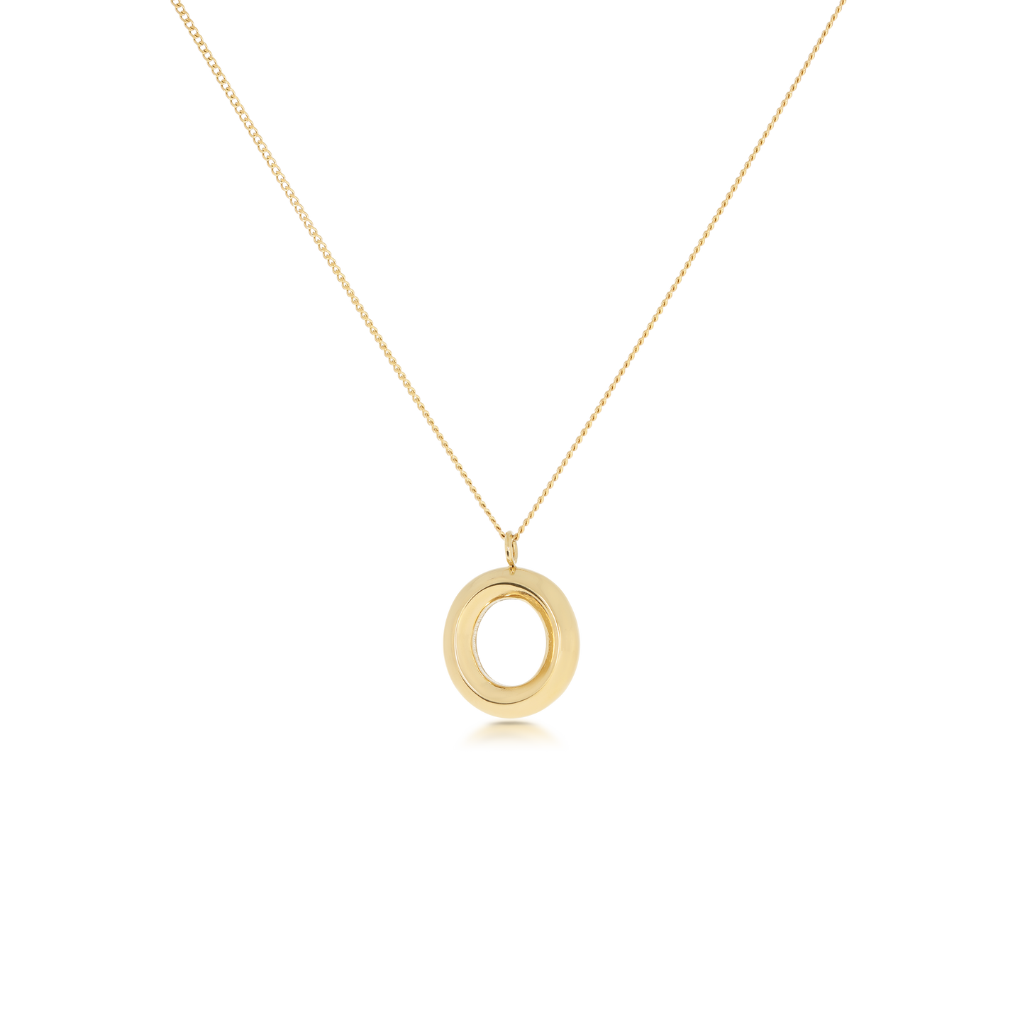 Chunky Letter Necklace (8106529587468)