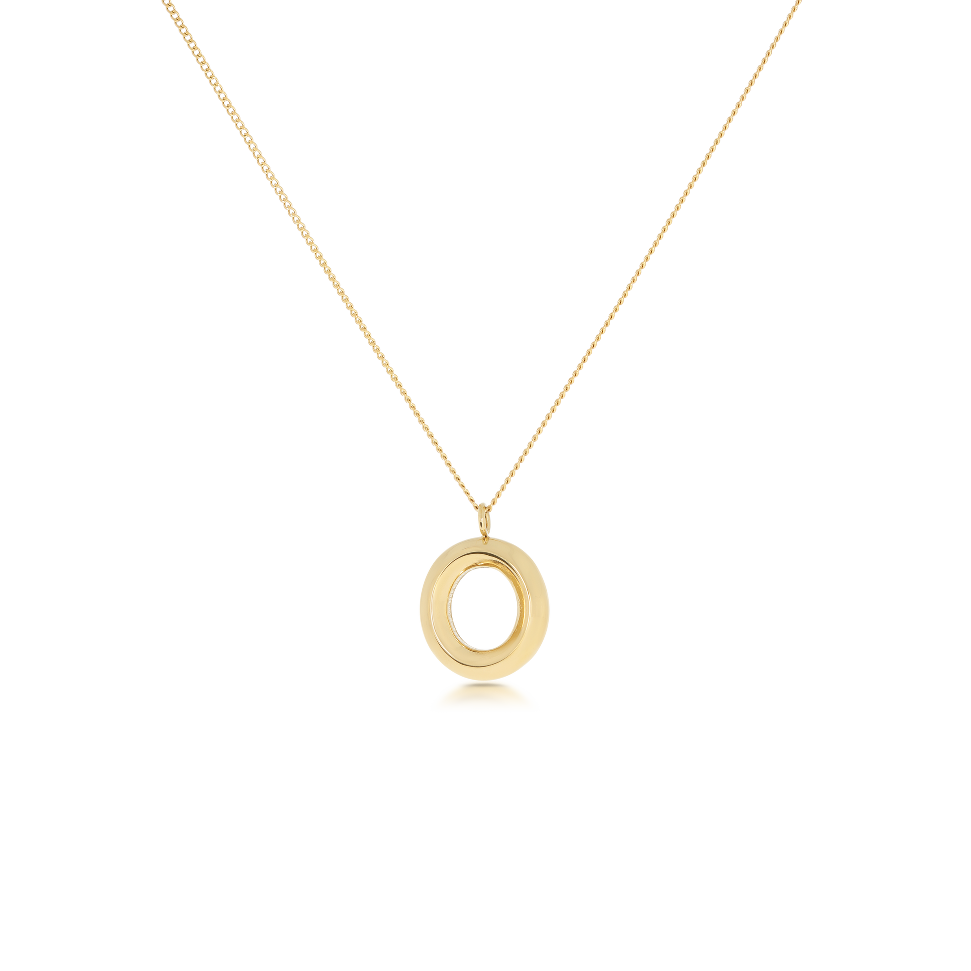 Chunky Letter Necklace (8106529587468)