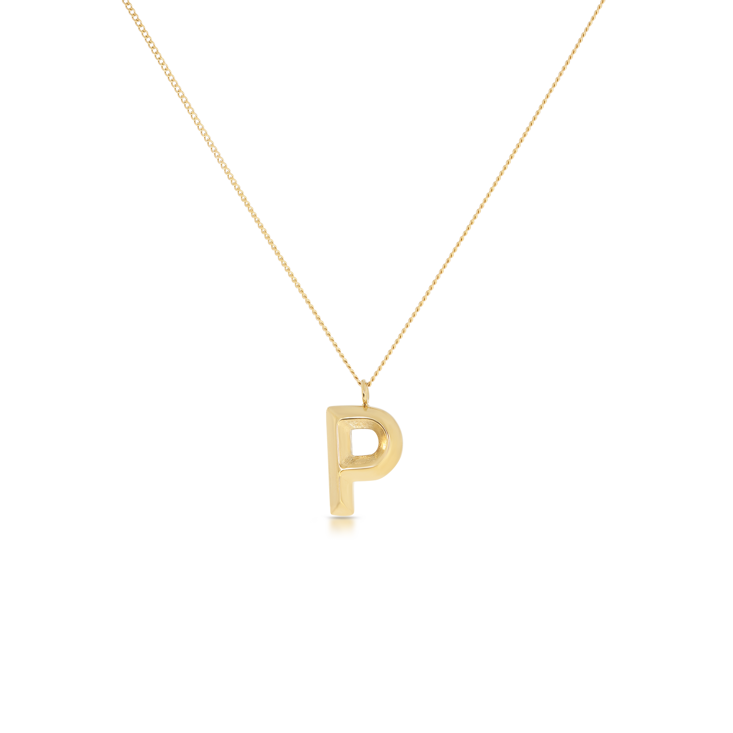 Chunky Letter Necklace (8106529587468)