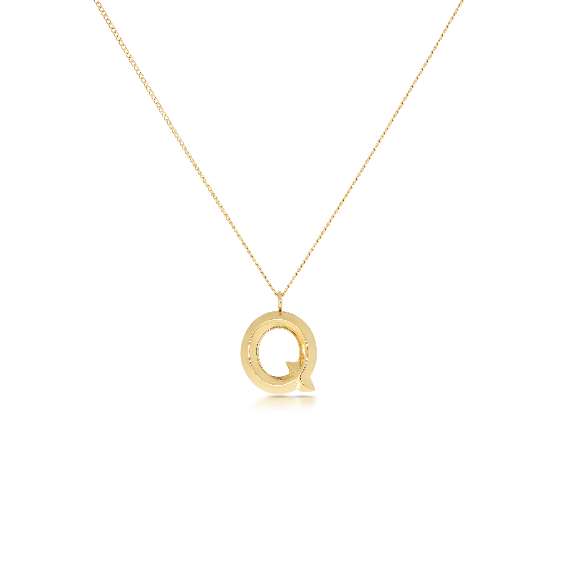 Chunky Letter Necklace (8106529587468)
