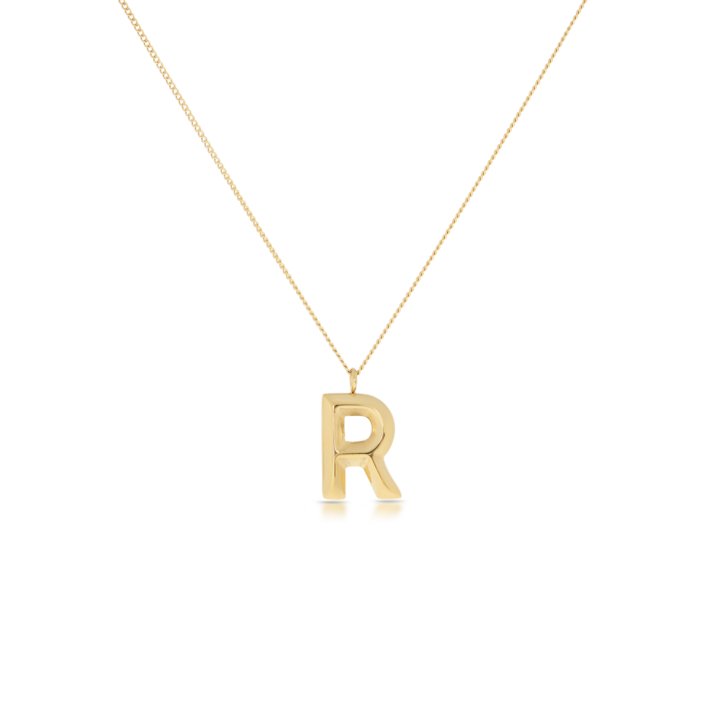 Chunky Letter Necklace (8106529587468)