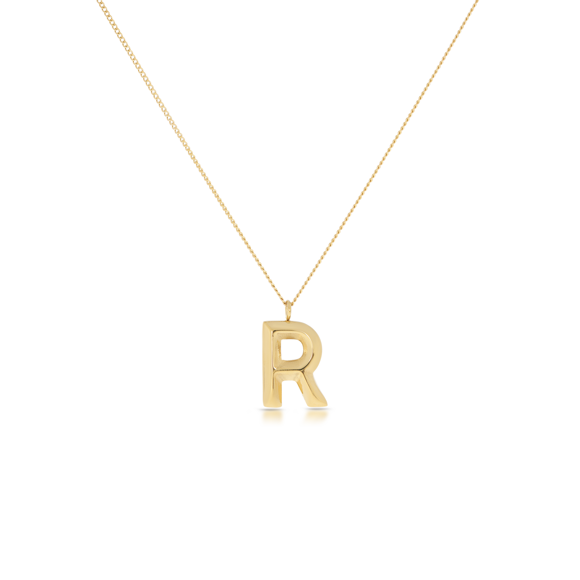 Chunky Letter Necklace (8106529587468)