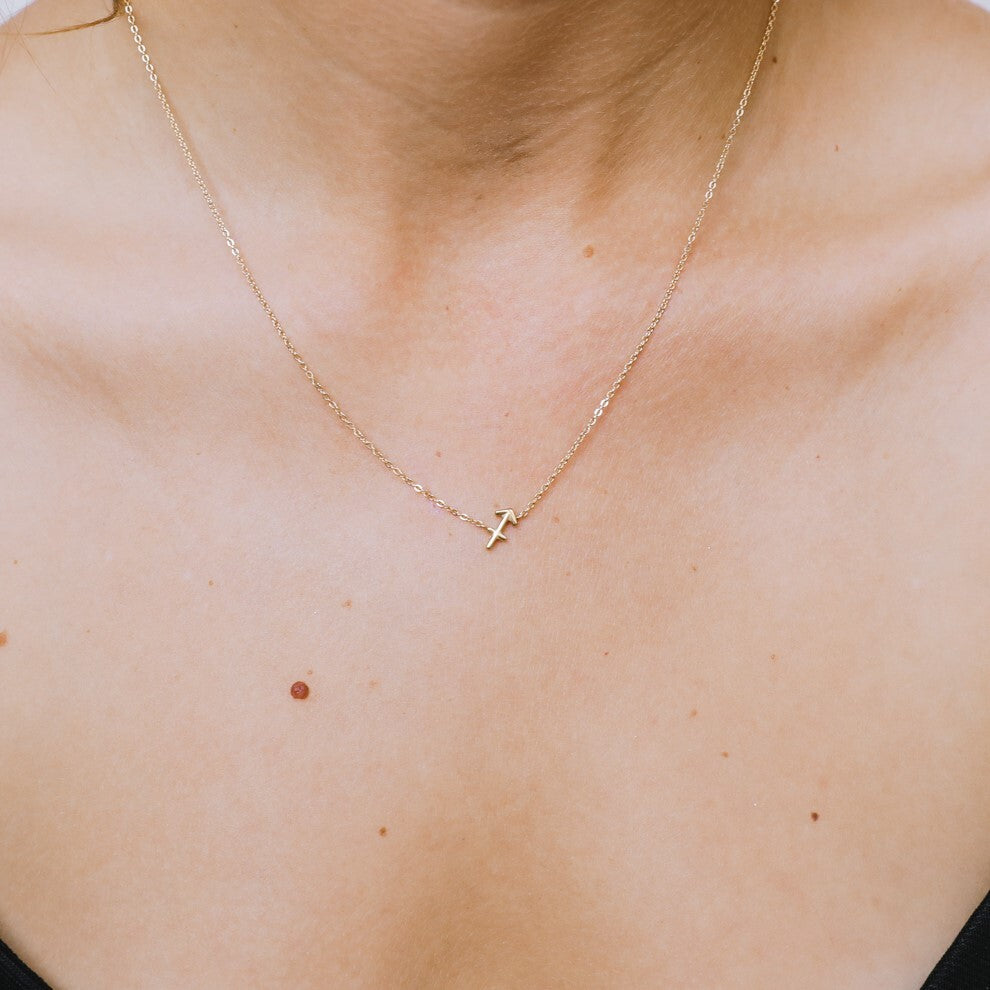 Sagittarius Zodiac Necklace  Hey Harper (6644861010033)