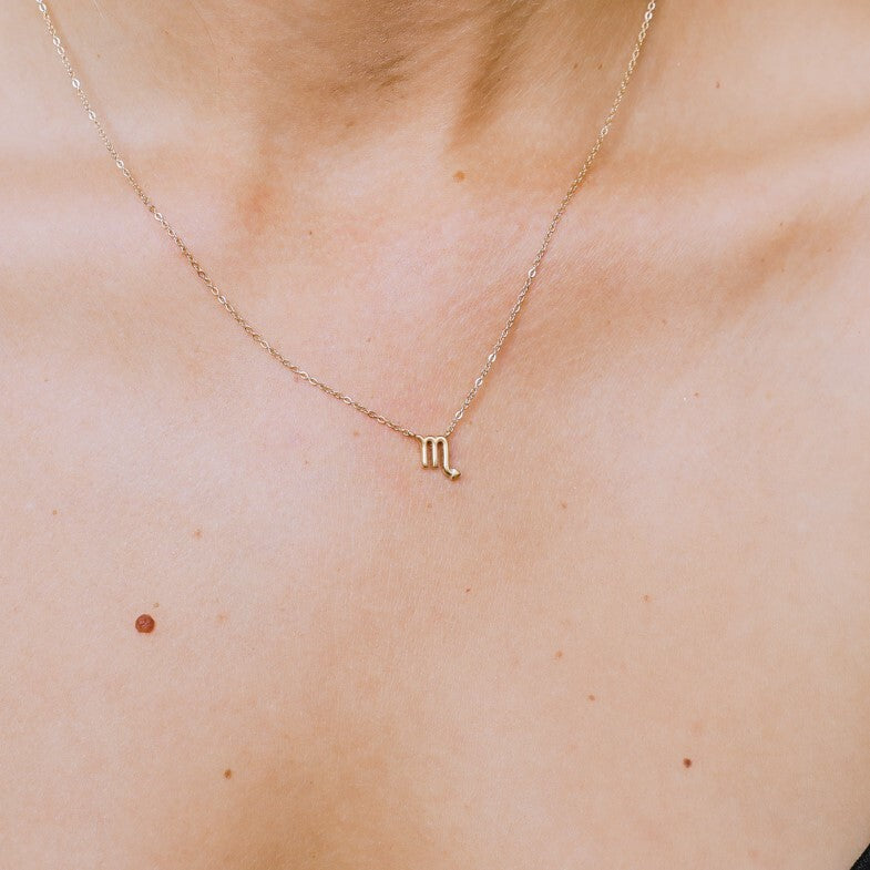 Scorpio Zodiac Necklace  Hey Harper (6644861862001)